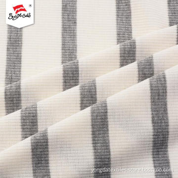 Dyed Composition Polyester Rib Knit Fabric